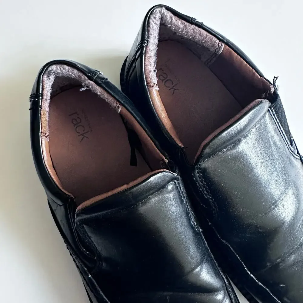Nordstrom Rack Black Loafers Boys Dress Shoes - Size 5